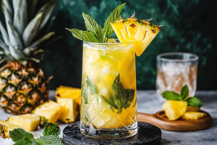 Cocktail con ananas