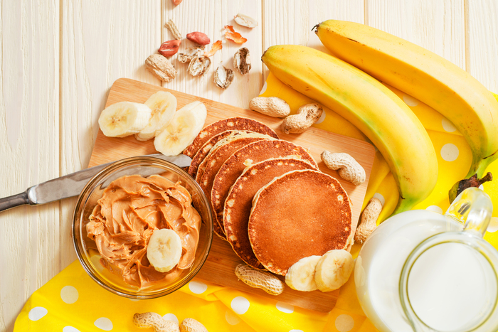 Banana e burro di arachidi