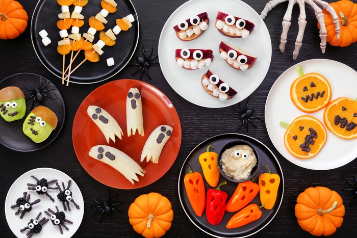Colori di Halloween a tavola